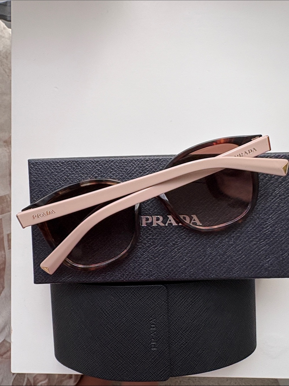 Prada Tortoiseshell Frame Sunglasses with Brown Lenses - Picture 2 of 2
